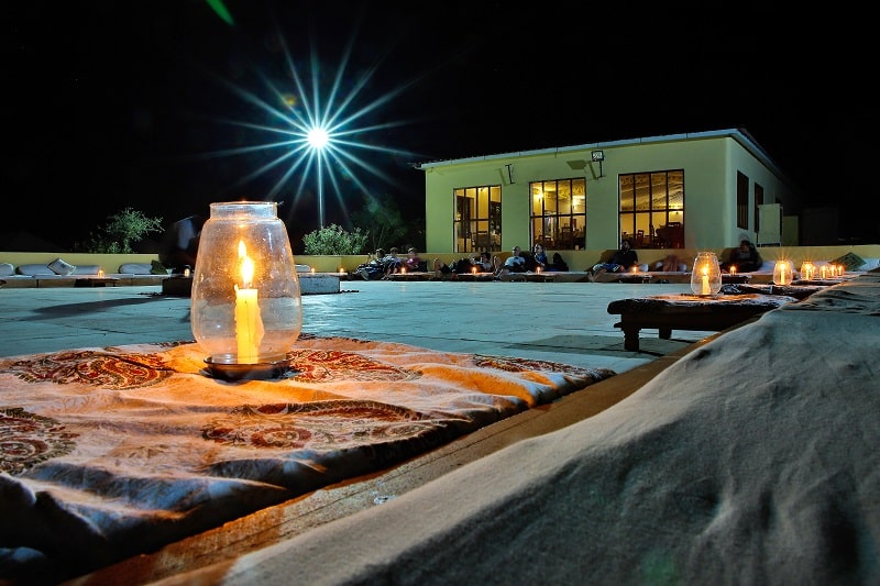 Candle Light Dinner on Dunes