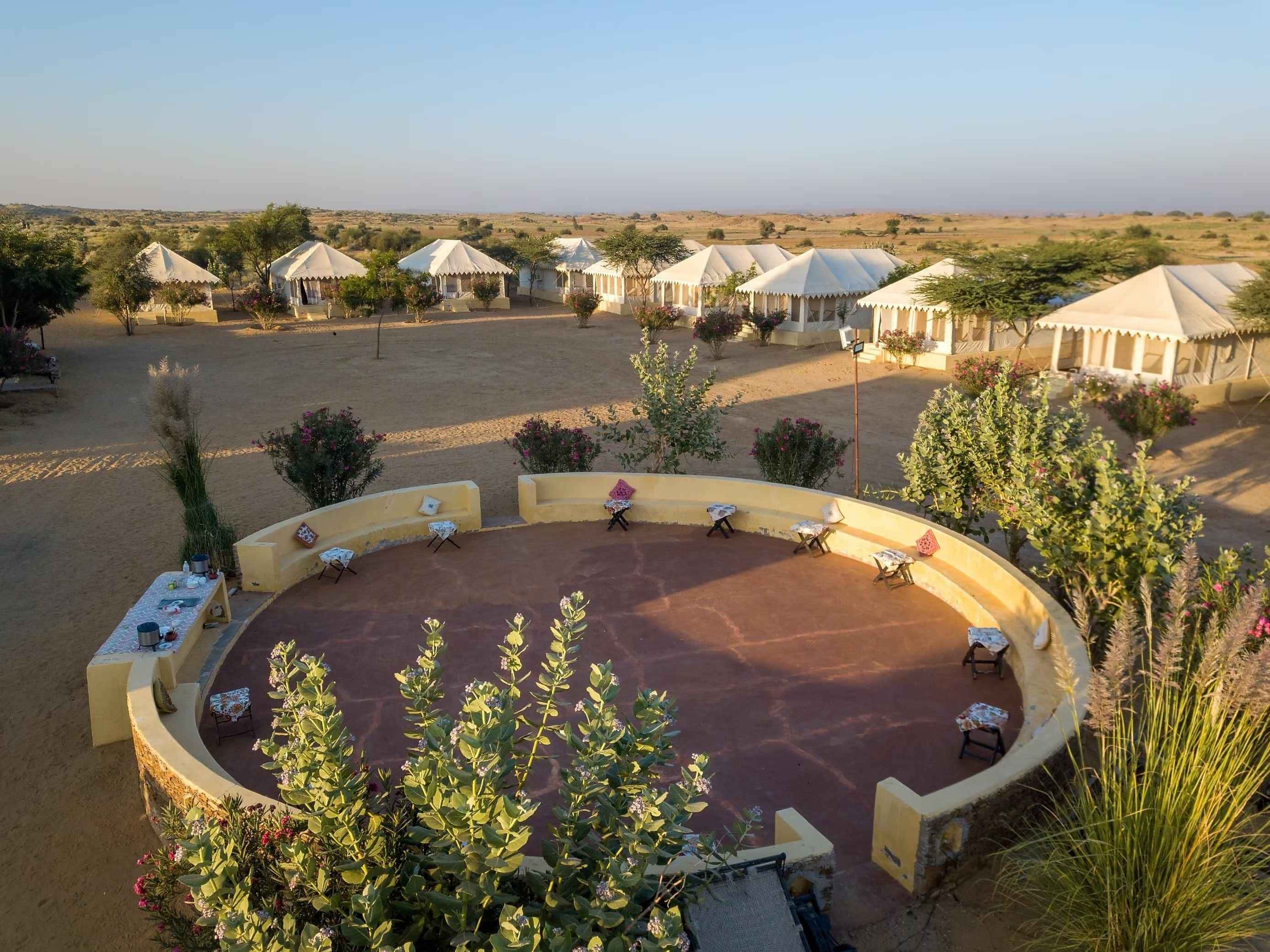 Best Desert Camp In Jaisalmer Sand Dunes With A Luxury Tent